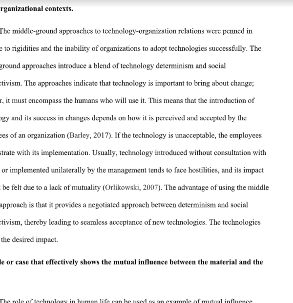 Approaches to the technology- organization